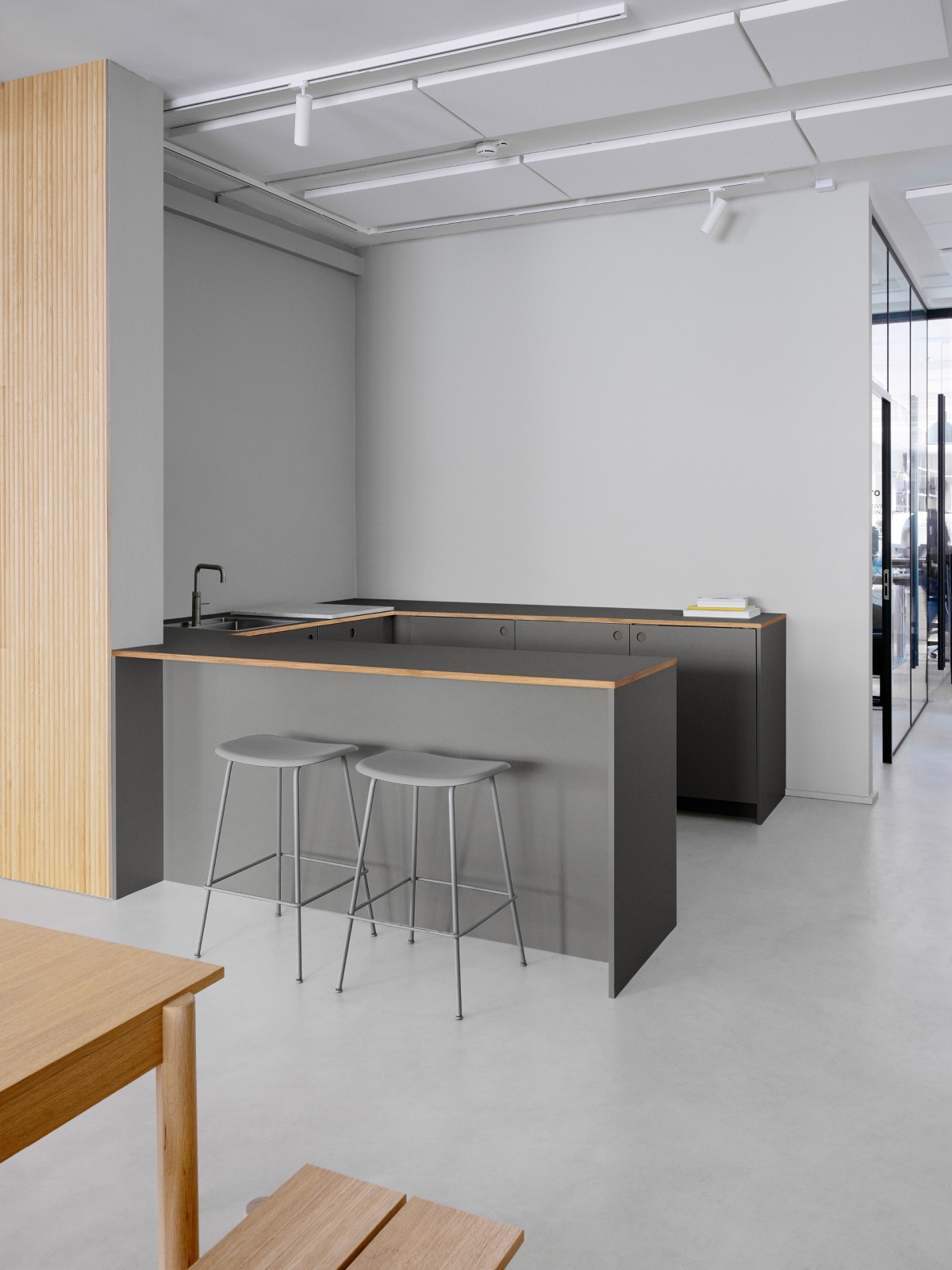Muuto Headquarters, Copenhagen - Gray BASIS kitchen