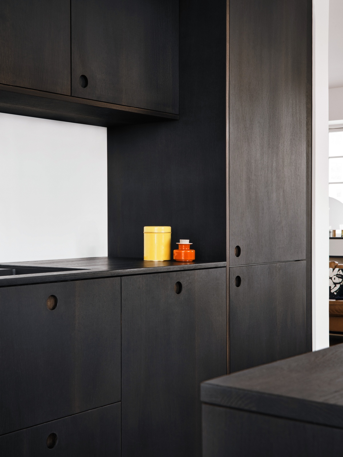 Smoked oak BASIS kitchen in Halmtorvet, Copenhagen