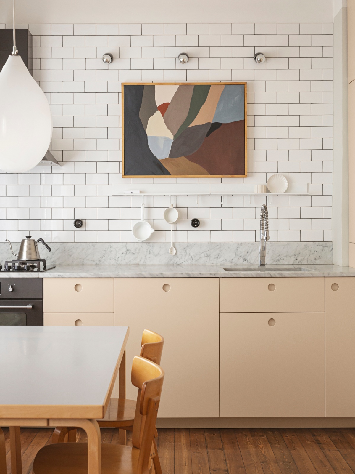BASIS kitchen with painted fronts