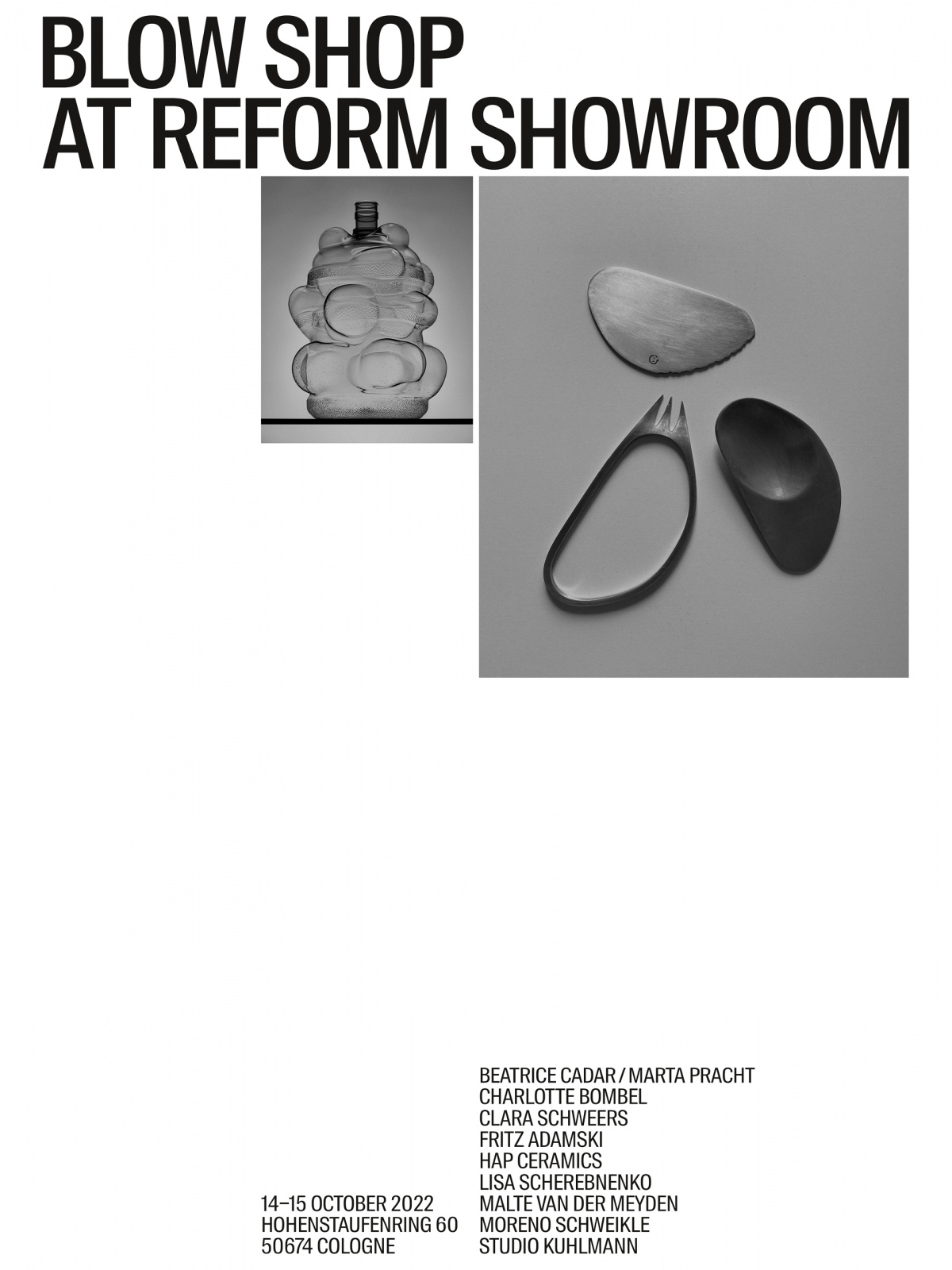 POP UP: BLOW SHOP at Reform Cologne 14 – 15 October 2022