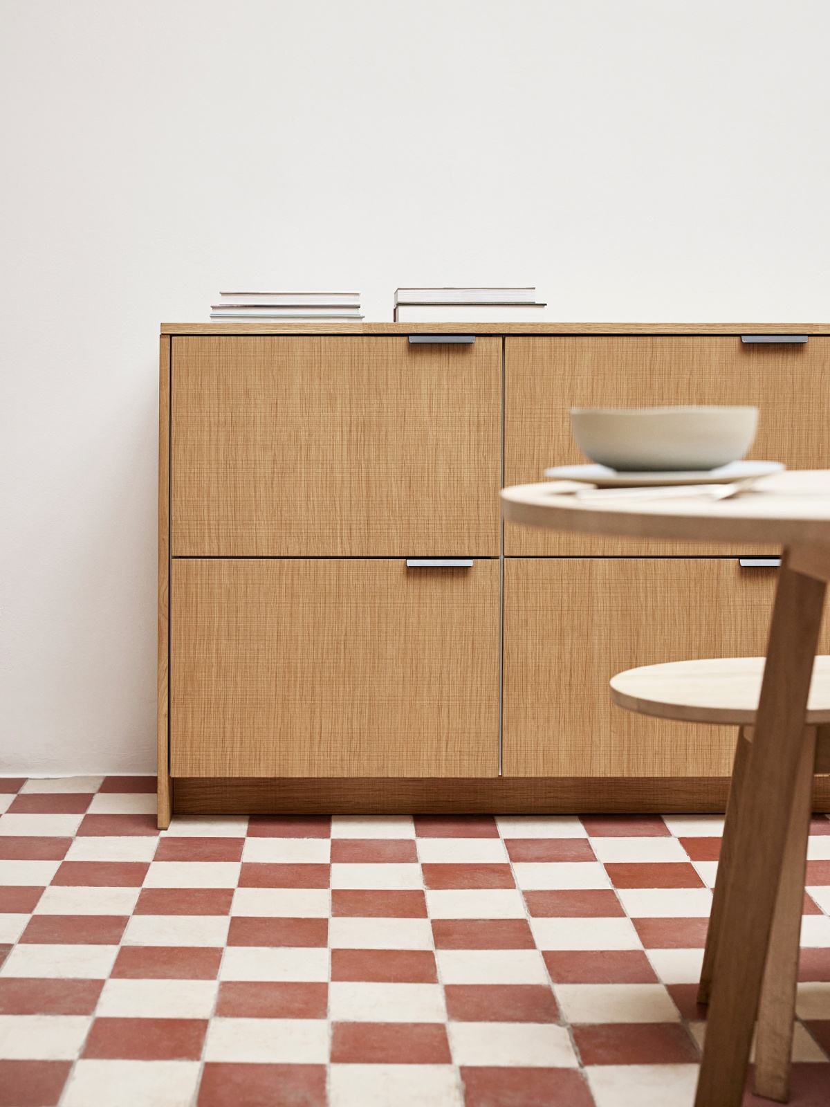 Kitchen doors in light oak