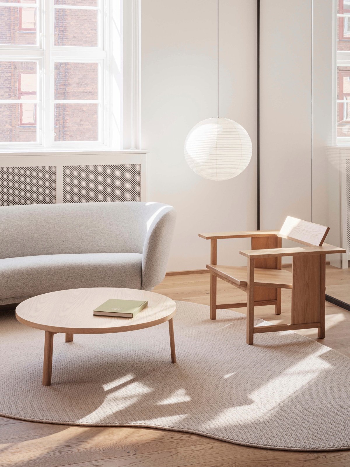 Sofa, chair and coffee table